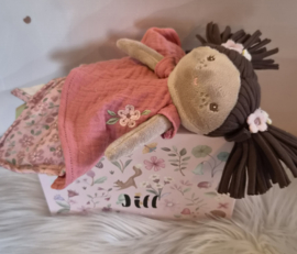 Little Dutch koffertje met knuffeldoekje Fairy EVI (met naam)
