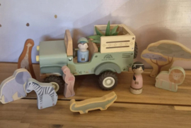 Little Dutch Safari cadeaupakket met naam