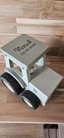 Little Dutch  ''Little Farm'' tractor met trailer (met naam)