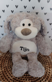 Knuffelhond ''Tummies''  teddiebeer (met naam)