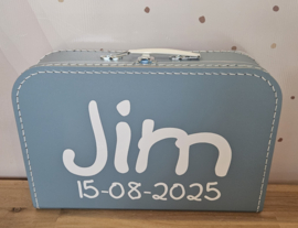 Koffertje met Naam (en datum)