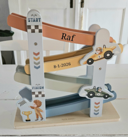 Little Dutch ''Race'' autobaan-rollerbaan met naam
