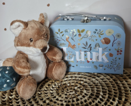 Little Dutch koffertje Forest Friends met knuffel vosje (met naam)