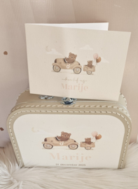 Koffertje met Geboortekaartje