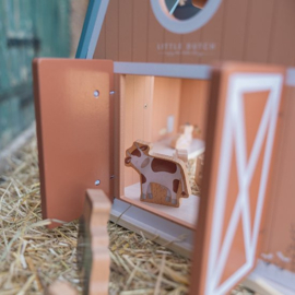 Little Dutch draagbare boerderij Little Farm poppenhuis met naam