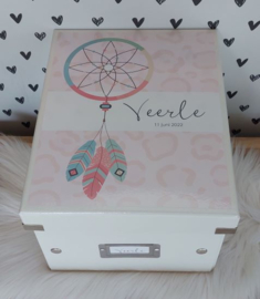 Bewaardoos met naam  ''Dreamcatcher Bohemian''