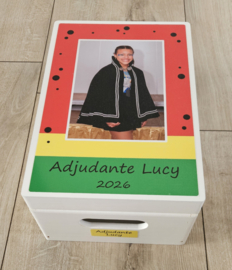 Bewaar-, herinneringsdoos Carnaval Adjudant(e)