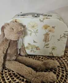 Jollein koffertje groot met knuffel  (met naam)