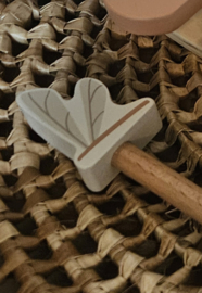 ''Label Label'' houten xylofoon nougat (met naam)