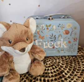 Little Dutch koffertje Forest Friends met knuffel vosje (met naam)