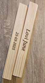 Little Dutch - Activiteitentafel FSC - Forest Friends met naam