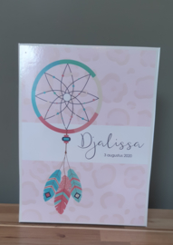 Bewaardoos met naam  ''Dreamcatcher Bohemian''