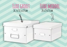 Bewaar-, herinneringsdoos Carnaval LUXE GROOT