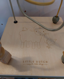 Little Dutch ''Little Farm'' activiteitenkubus met naam