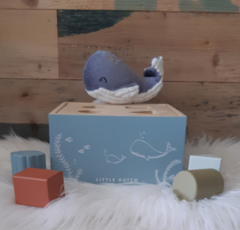 Little Dutch ''Ocean'' vormenstoof met naam blauw