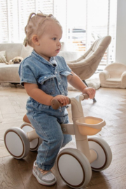 Tryco loopfiets Luna Beige met naam