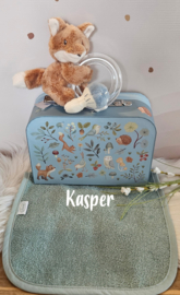 Little Dutch gevuld koffertje Forest Friends /  slab met naam