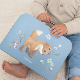 Little Dutch extra groot gevuld koffertje  B Forest Friends  (met naam)