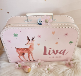Koffertje met naam Hertje