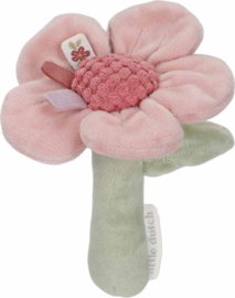 Little Dutch rammelaar bloem Fairy Garden roze