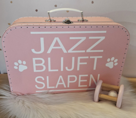koffertje 'hond/kat  blijft slapen'