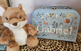 Little Dutch koffertje Forest Friends met knuffel vosje (met naam)