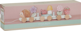 Little Dutch Fairy Garden blokkentrein EGEL met geboortegegevens