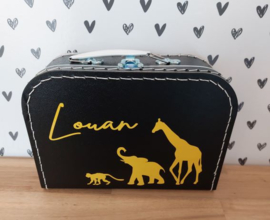 Koffertje met naam Wilde Dieren