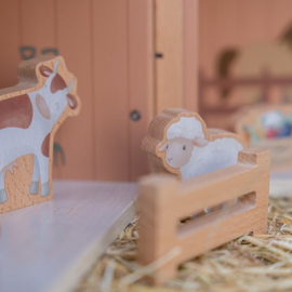 Little Dutch draagbare boerderij Little Farm poppenhuis met naam