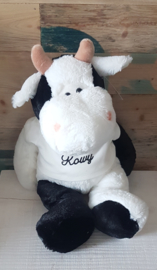 Knuffel koe met of zonder naam