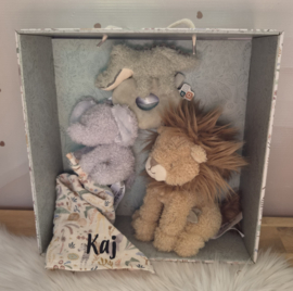 Little Dutch giftset Safari (met naam)