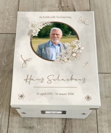 Herinneringsdoos ter nagedachtenis Beige