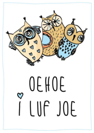 Poster met naam 'owl'