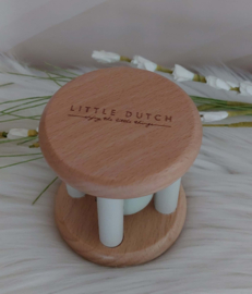 Little Dutch houten rolrammelaar ''Bunnies'' met naam