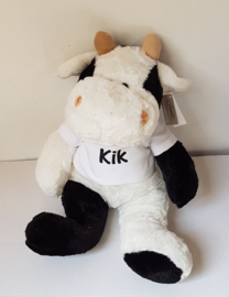 Knuffel koe met of zonder naam