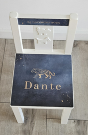 Stoeltje met naam Cheetah