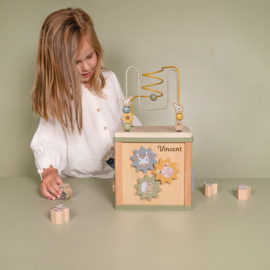 Little Dutch ''Little Farm'' activiteitenkubus met naam