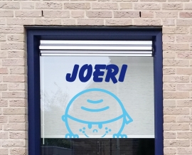 geboortesticker jongen met naam