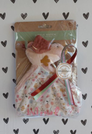 Little Dutch  knuffeldoekje ''Flowers & Butterflies'' met NAAM