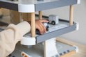 ''Tryco'' houten garage met auto's en naam