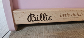 Little Dutch loopwagen roze met naam