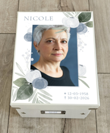 Herinneringsdoos ter nagedachtenis Pumpkin Blue