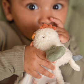 Little Dutch  knuffeldoekje ''Kip'' met NAAM