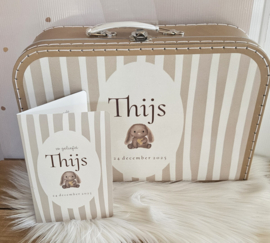 Koffertje met Geboortekaartje