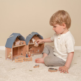 Little Dutch draagbare boerderij Little Farm poppenhuis met naam