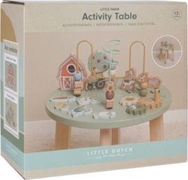 Little Dutch - Activiteitentafel FSC - Little Farm met naam