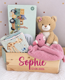Little Dutch Safari cadeaupakket met naam