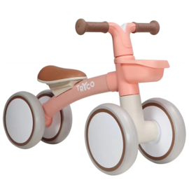 Tryco loopfiets Luna Pink met naam