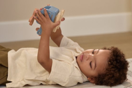 Little Dutch houten helikopter met poppetje  (met naam)