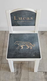 Stoeltje met naam Cheetah